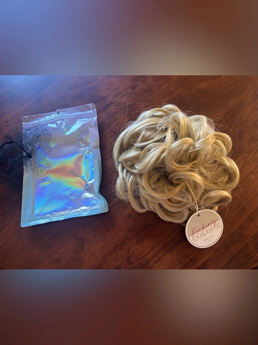 Extra fluffy, mega volume scrunchie.
